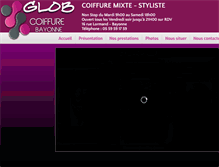 Tablet Screenshot of coiffeur-bayonne.com